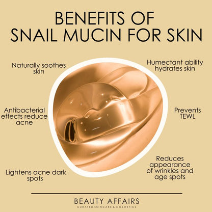 Korean Snail Mucin Facial Essence - Anti-Aging & Brightening
