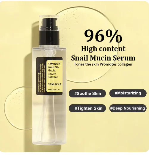 Korean Snail Mucin Facial Essence - Anti-Aging & Brightening