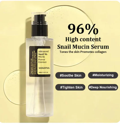 Korean Snail Mucin Facial Essence - Anti-Aging & Brightening
